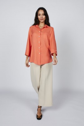BLUSA BOTON ESPALDA