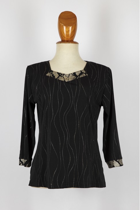 top punto tachas -coord. serpiente -fiesta top punto tachas -coord. serpiente -fiesta