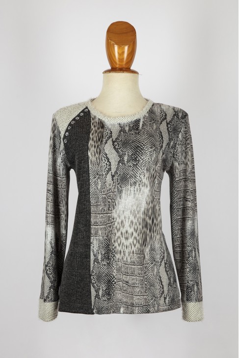 top punto coord. canale/punto liso -con aros top punto coord. canale/punto liso -con aros