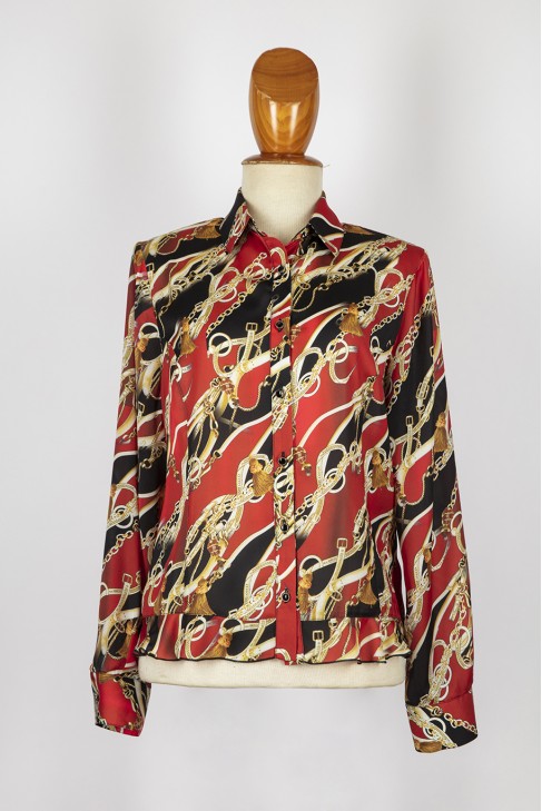 Camisera estamp. costadillos volante abajo Camisera estamp. costadillos volante abajo