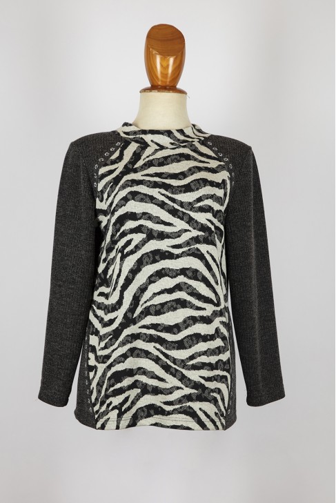top punto estamp. animal -coord. canale -con piedras top punto estamp. animal -coord. canale -con piedras